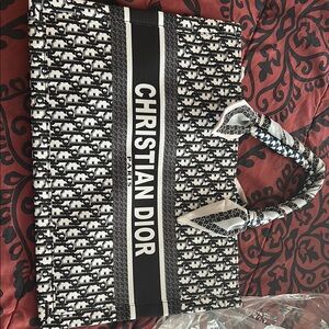 Chic Black and White Tote Bag